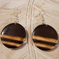 African Print Resin Earrings - Taffycat's