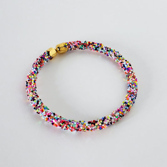 Rainbow Glitter Bracelet