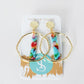 Taylor Shaye Designs Watercolor Stick Hoops sold by Taffycat's Boutique