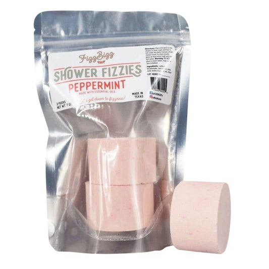 Wake Me Up! Peppermint Shower Fizzies