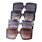 Oversized Square Sunglasses with gradient lenses, multiple colors