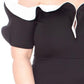 Contrasting Ruffle Shoulder Dress - Taffycat's
